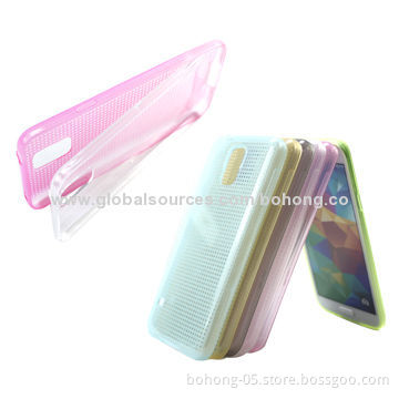 Ultrathin Dot Grain Matte TPU Cases for Samsung S5, Different Colors Available/500PCS Each Color MOQ